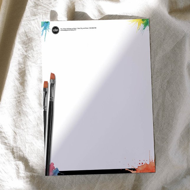 Personalisieren des Geschäfts | Art Supplements Briefbogen (Von Creator hochgeladen)