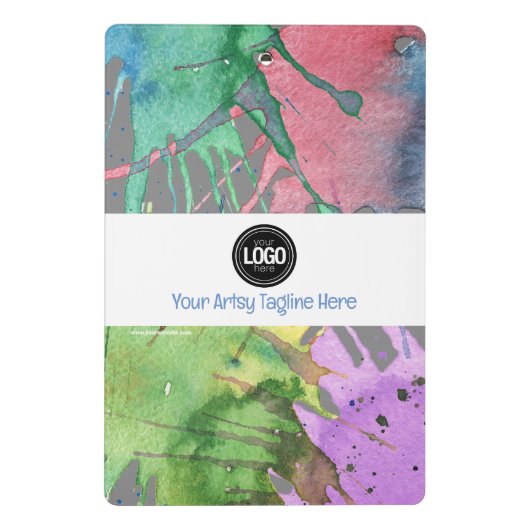 Personalisieren des Geschäfts | Art Supplements Mini Klemmbrett (Rückseite)