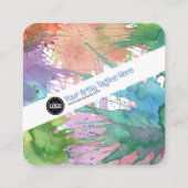 Personalisieren des Geschäfts | Art Supplements Rabattkarte (Rückseite)