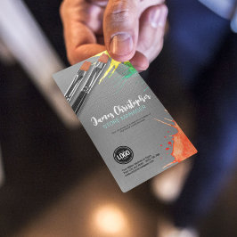 Personalisieren des Geschäfts | Art Supplier Busin Visitenkarte