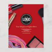 Personalisieren des Geschäfts | Moderne Makeup Com Flyer (Hinten)