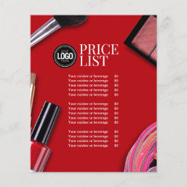 Personalisieren des Geschäfts | Moderne Makeup Com Flyer