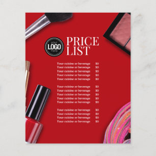 Personalisieren des Geschäfts   Moderne Makeup Com Flyer