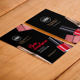Personalisieren des Geschäfts | Moderne Makeup Com Visitenkarte