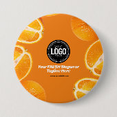 Personalisieren des Geschäfts | Orange Company Button (Vorderseite)