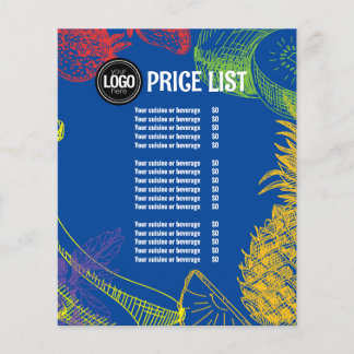 Personalisieren des Geschäfts | Tropische Früchte Flyer