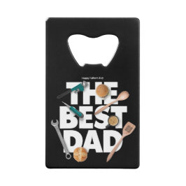 Personalisieren des glücklichen Vaters | Der beste Geldbeutel Flaschenöffner