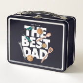 Personalisieren des glücklichen Vaters | Der beste Metall Brotdose (Vorderseite)