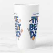 Personalisieren des glücklichen Vaters | Der beste Milchtasse (Vorderseite)