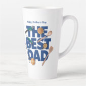 Personalisieren des glücklichen Vaters | Der beste Milchtasse (Rechts)