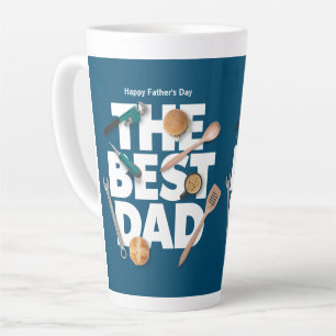Personalisieren des glücklichen Vaters Der beste Milchtasse