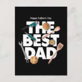 Personalisieren des glücklichen Vaters | Der beste Postkarte (Vorderseite)