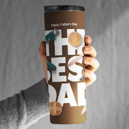 Personalisieren des glücklichen Vaters | Der beste Thermosbecher