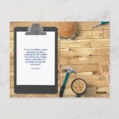 Personalisieren des glücklichen Vaters | Die beste Postkarte (Rückseite)