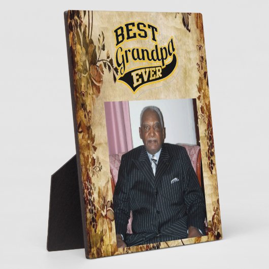 Personalisieren des Großvaters Fotoplatte (Seite)