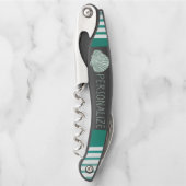 Personalisieren des grünen Seashell Kellnermesser (Vorderseite)