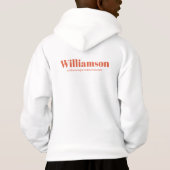 Personalisieren des Judo-Practitionerstanddatums Hoodie (Rückseite)