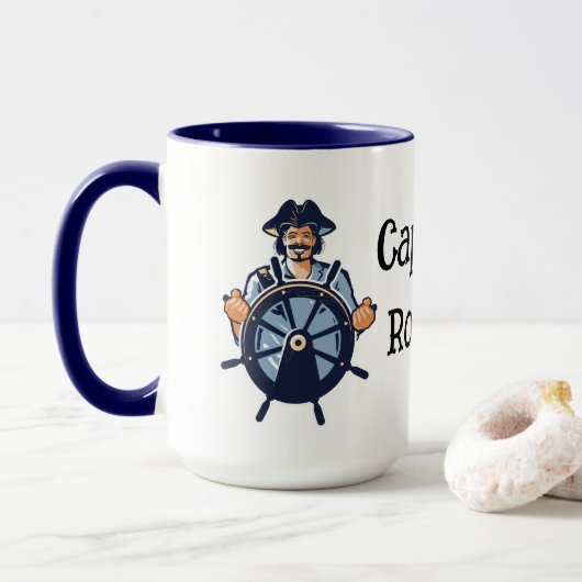 Personalisieren des Kapitäns Tasse (Mit Donut)
