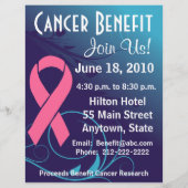 Personalisieren des Krebsvorteils - Brustkrebs-Fly Flyer (Vorne)