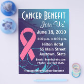 Personalisieren des Krebsvorteils - Brustkrebs-Fly Flyer (Einzeln)