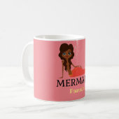 Personalisieren des Mermaid-Designs Kaffeetasse (Vorderseite Links)