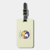 Personalisieren des Namens, RCIA-Dove-Circle auf G Gepäckanhänger (Vorderseite vertikal)