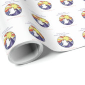 Personalisieren des Namens, RCIA-Dove-Circle auf G Geschenkpapier (Rolleneckpunkt)