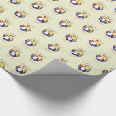 Personalisieren des Namens, RCIA-Dove-Circle auf G Geschenkpapier (Ecke)