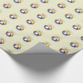 Personalisieren des Namens, RCIA-Dove-Circle auf G Geschenkpapier (Ecke)