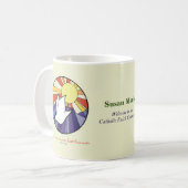 Personalisieren des Namens, RCIA-Dove-Circle auf G Kaffeetasse (Vorderseite Links)