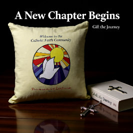 Personalisieren des Namens, RCIA-Dove-Circle auf G Kissen