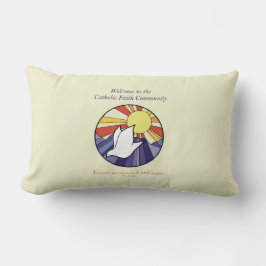 Personalisieren des Namens, RCIA-Dove-Circle auf G Lendenkissen