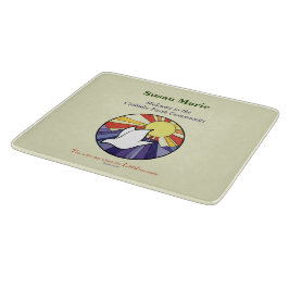 Personalisieren des Namens, RCIA-Dove-Circle auf G Schneidebrett