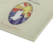 Personalisieren des Namens, RCIA-Dove-Circle auf G Schneidebrett (Ecke)