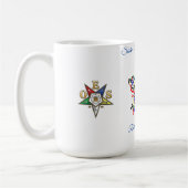 Personalisieren des Ordens von Eastern Star Kaffeetasse (Links)
