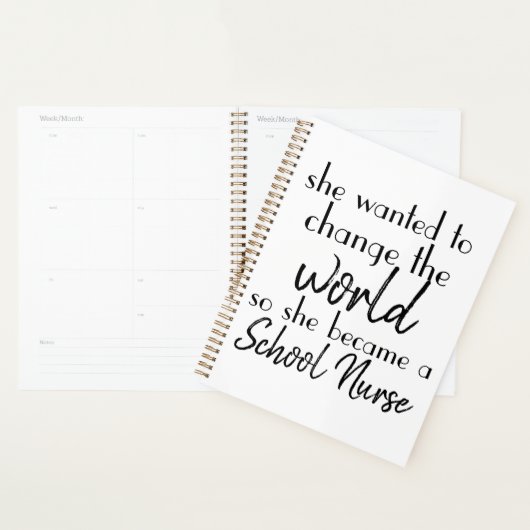 Personalisieren durch Krankenpflege; Die Welt verä Planer (Anzeige)