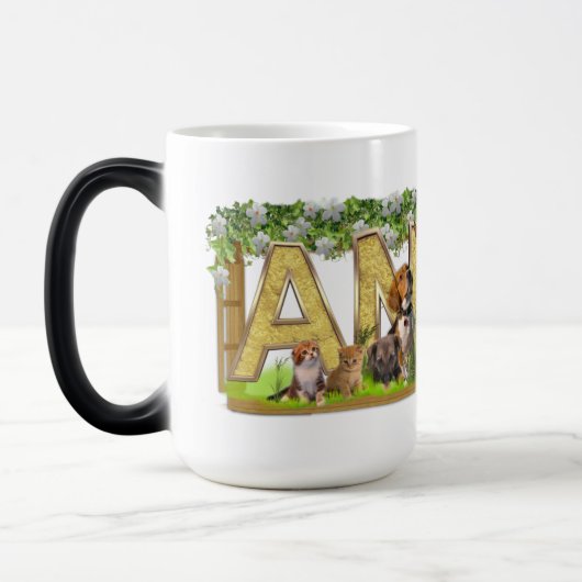 Personalisieren einer Tasse mit Namensinitialen (Links)