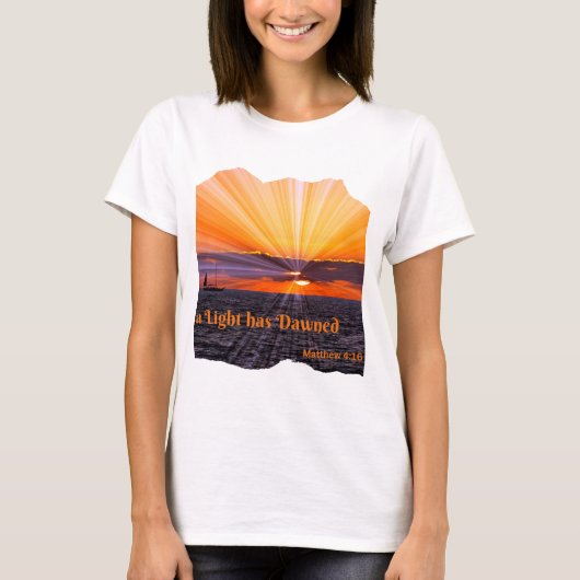 Personalisieren eines Lichts ist abgedunkelt T-Shirt (Vorderseite)