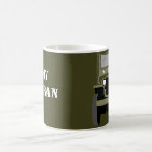 Personalisieren eines Vintagen Armeefahrzeugs für Kaffeetasse (Mittel)