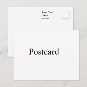 personalisieren einfache benutzerdefinierte Signat Postkarte