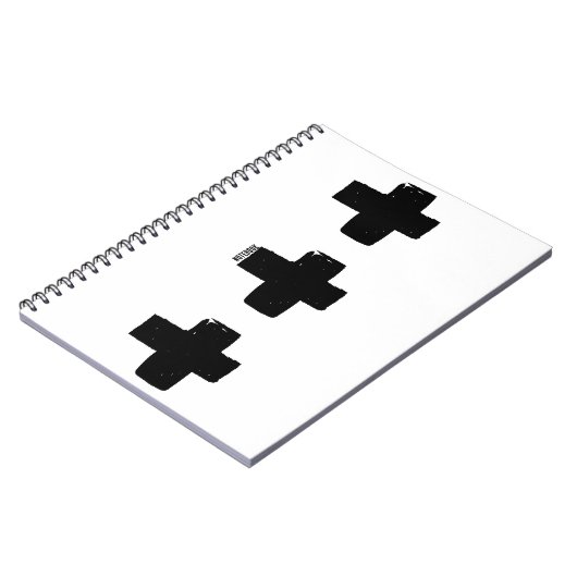 PERSONALISIEREN: einfarbiges Abstraktes Malen 5/5 Notizblock (Linke Seite)