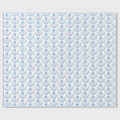 Personalisieren, Erwachsenentauchung Taube auf bla Geschenkpapier (Flach)