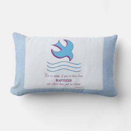 Personalisieren, Erwachsenentauchung Taube auf bla Lendenkissen