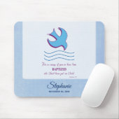 Personalisieren, Erwachsenentauchung Taube auf bla Mousepad (Mit Mouse)