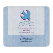 Personalisieren, Erwachsenentauchung Taube auf bla Schneidebrett (Vorderseite)