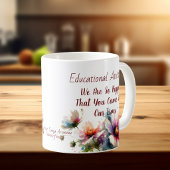 Personalisieren/Erziehungsassistent/Bloral Kaffeetasse