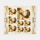 Personalisieren Fleecedecke (Vorderseite (Horizontal))