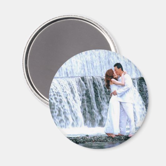 PERSONALISIEREN FOTO-GASTGESCHENKE HOCHZEITEN MAGNET (Vorderseite/Rückseite)