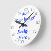 (Personalisieren)Fügen Sie Ihre Touch hinzu. Silve Runde Wanduhr (Winkel)