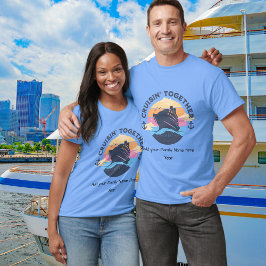 Personalisieren für Familie Cruise BLUE personalis T-Shirt